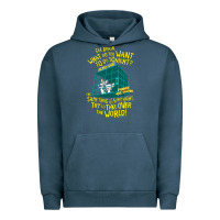 Pigment Midnight Navy Pinky and the Brain The World Urban Hoodie - maiPhamDesign