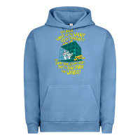 Pigment Pebble Blue Pinky and the Brain The World Urban Hoodie - maiPhamDesign