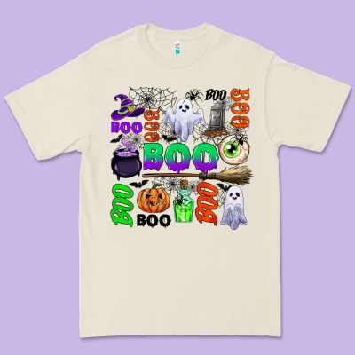 Boo Halloween Premium Tee Designed By Cowgirlartshop