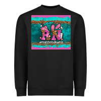 Black rn registered  nurse Heavyweight Sweatshirt - AdoDesignShop