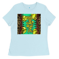 Baby Blue Softball leopard tumbler Ladies Tee - HowdyJamesFarm