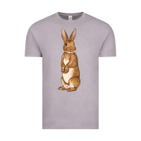 Vintage Zinc Bunny Easter Vintage Tee - OliviaCreatesArt