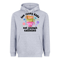 Heather Grey too many kids not enough caffeine Heavyweight Hoodie - JahusDesignShop
