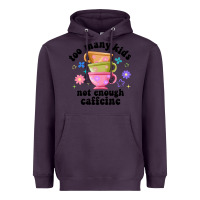 Plum too many kids not enough caffeine Heavyweight Hoodie - JahusDesignShop