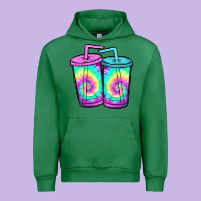 Tie Dye Loaded Tea Urban Hoodie Designed By Jahusdesignshop