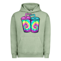 Pigment Oil Green tie dye loaded tea Urban Hoodie - JahusDesignShop