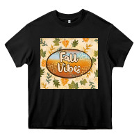 Black retro fall vibes Heavy Core Tee - TumblerDesignByShophia