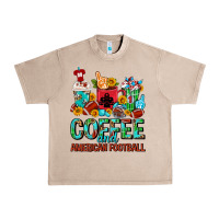 French Oak Coffee And American Football Coffee Cups Urban Heavy Tee - FaDigitalArtStudio