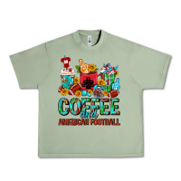 Oil Green Coffee And American Football Coffee Cups Urban Heavy Tee - FaDigitalArtStudio