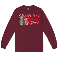 Burgundy love you forever Long Sleeve Tee - FaDigitalArtStudio