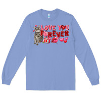 Colony Blue love you forever Long Sleeve Tee - FaDigitalArtStudio