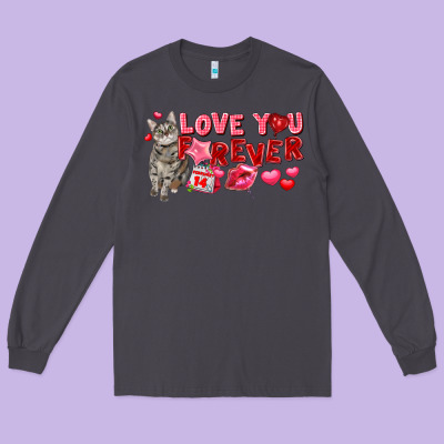 Love You Forever Long Sleeve Tee Designed By Fadigitalartstudio
