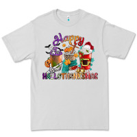 Dove Grey hallothanksmas coffee cups Premium Tee - CowGirlArtShop