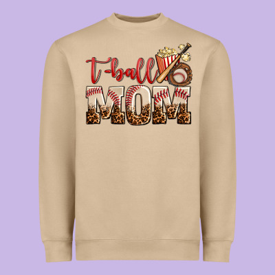 T Ball Mom Heavyweight Sweatshirt Designed By Adodesignshop