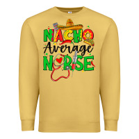 Antique Gold nacho average nurse Premium Sweatshirt - JahusDesignShop