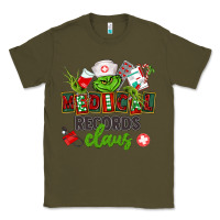 Army Green medical records claus Classic Tee - CowGirlArtShop