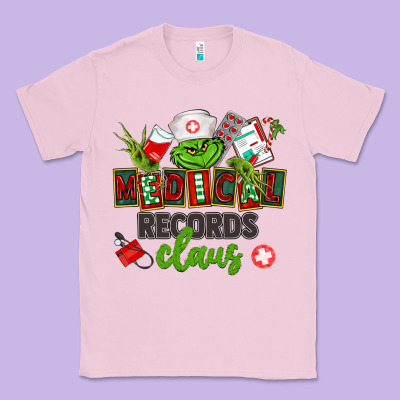 Medical Records Claus Classic Tee Designed By Cowgirlartshop