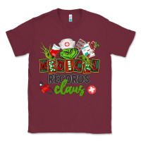 Burgundy medical records claus Classic Tee - CowGirlArtShop