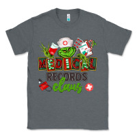 Charcoal Heather medical records claus Classic Tee - CowGirlArtShop