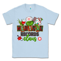 Dusty Blue medical records claus Classic Tee - CowGirlArtShop