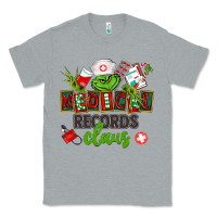 Heather Grey medical records claus Classic Tee - CowGirlArtShop