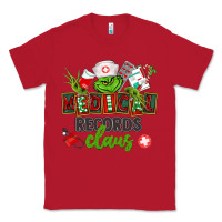 Red medical records claus Classic Tee - CowGirlArtShop