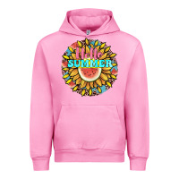 Fuchsia Pink hello summer Urban Hoodie - JahusDesignShop