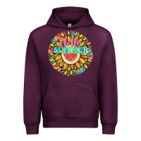 Mauve Wine hello summer Urban Hoodie - JahusDesignShop