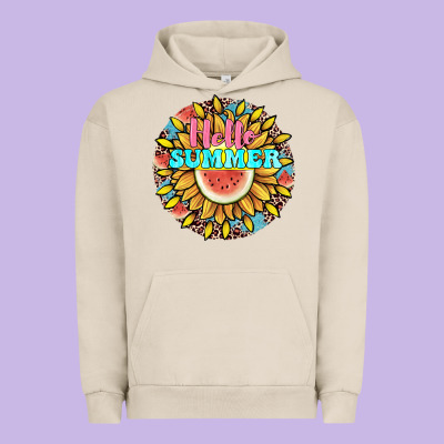 Hello Summer Urban Hoodie Designed By Jahusdesignshop