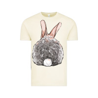 Vintage Arctic Easter bunny back view Vintage Tee - OliviaCreatesArt