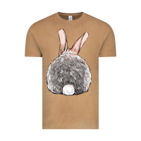 Vintage Camel Easter bunny back view Vintage Tee - OliviaCreatesArt