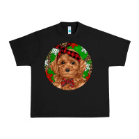 Black Christmas Toy Poodle Urban Heavy Tee - RanaPortraitStore