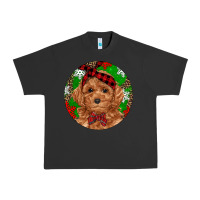 Pigment Black Christmas Toy Poodle Urban Heavy Tee - RanaPortraitStore
