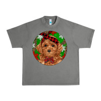 Tornado Christmas Toy Poodle Urban Heavy Tee - RanaPortraitStore