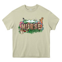 Mossy Easter egg Nurse bunny Easter Day Heavy Core Tee - HowdyJamesFarm