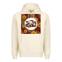 Tofu joy christmas cow Premium Hoodie - LillyAllenDesigns