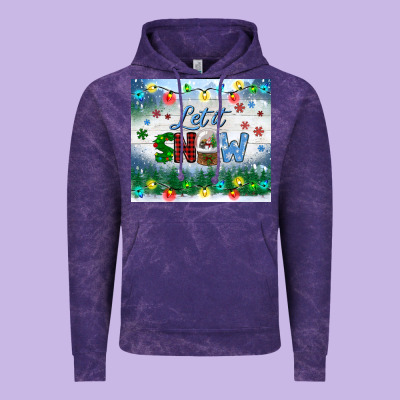 Let It Snow Tumbler Vintage Hoodie Designed By Bundleandbundleshop