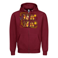 Burgundy softball  nana Zipper Hoodie - AdoDesignShop