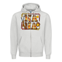 Dove Grey softball  nana Zipper Hoodie - AdoDesignShop