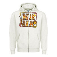 Oatmeal Heather softball  nana Zipper Hoodie - AdoDesignShop