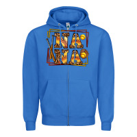 True Royal softball  nana Zipper Hoodie - AdoDesignShop