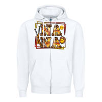 White softball  nana Zipper Hoodie - AdoDesignShop