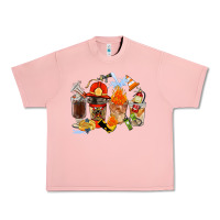 Salmon Firefighter Coffee Cups Urban Heavy Tee - FaDigitalArtStudio