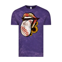 Cloud Purple Baseball Tongue Vintage Tee - Jasminsmagicworld