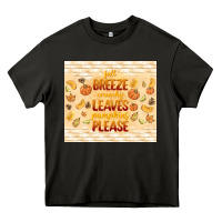 Asphalt fall breeze crunchy leaves Heavy Core Tee - TumblerDesignByShophia