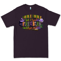 Plum double double toil and trouble fire and burn cauld Premium Tee - CowGirlArtShop