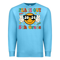 Ocean Blue peace out 2024 5th grade Premium Sweatshirt - JahusDesignShop