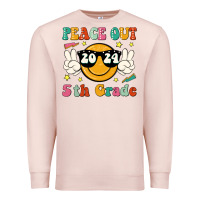 Pale Pink peace out 2024 5th grade Premium Sweatshirt - JahusDesignShop
