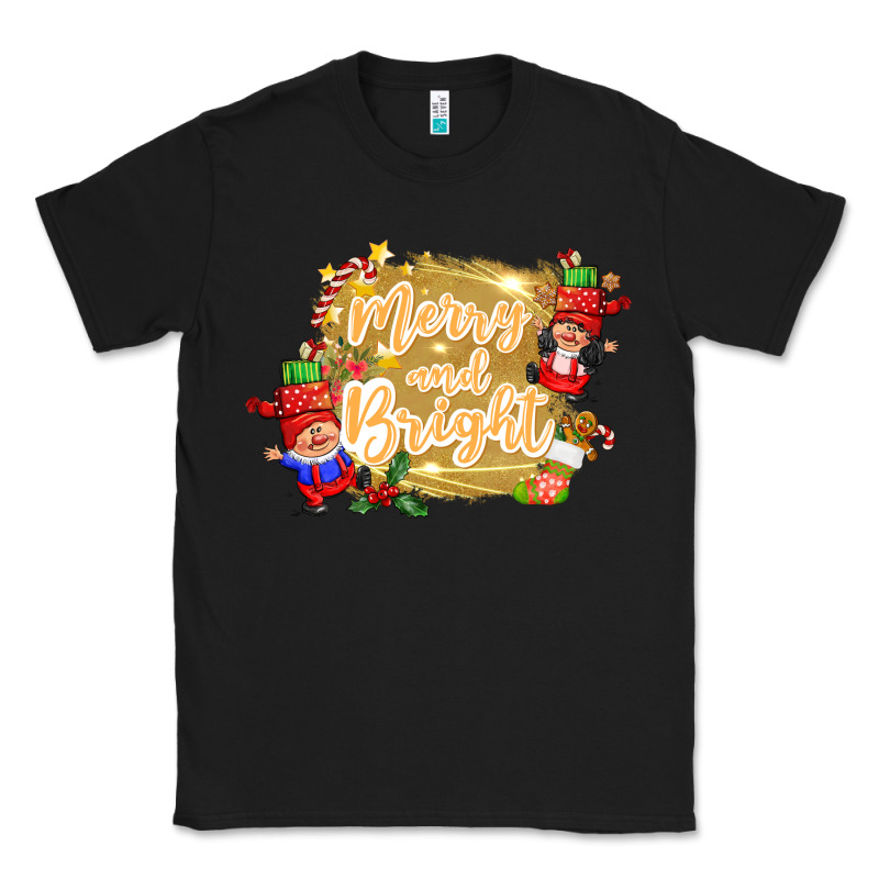 Merry And Bright Gnome Classic Tee by CowGirlArtShop | Teevron