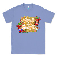 Colony Blue merry and bright gnome Classic Tee - CowGirlArtShop